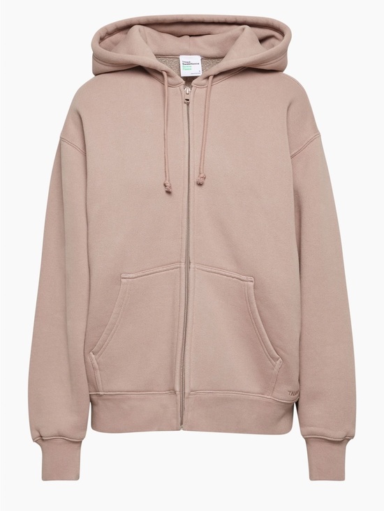 TNA Sweaters - TNA Cozy Sweatfleece Zip Hoodie in Pale Pink